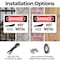 Signmission Hot Surface Sign, 7 in H x 10 in W, Plastic, Hot Metal OS-2PACK-DS-P-710-L-1361 - alternate 7